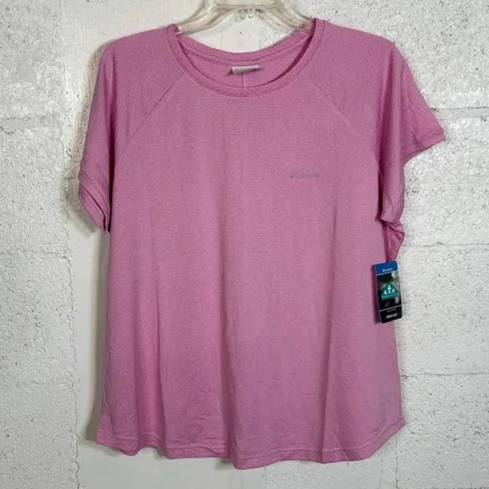 Columbia Short Sleeve Light Pink T Shirt 3x